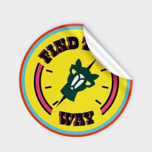 Find The Way Sticker